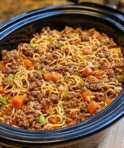 Grandma’s Ground Beef Chow Mein Casserole