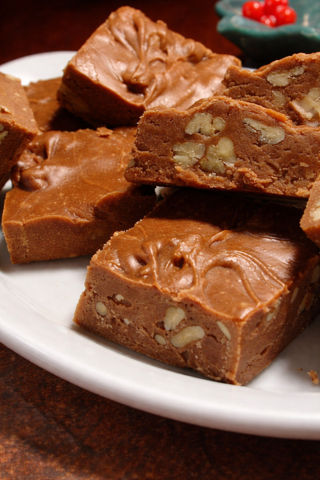 Classic 5 minute fudge squares with nuts