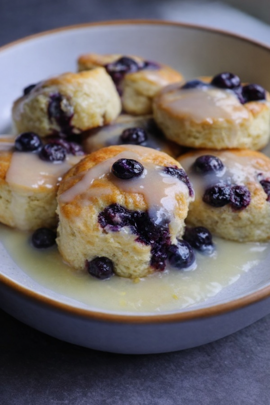 Sugar-Free Blueberry Butter Swim Biscuits