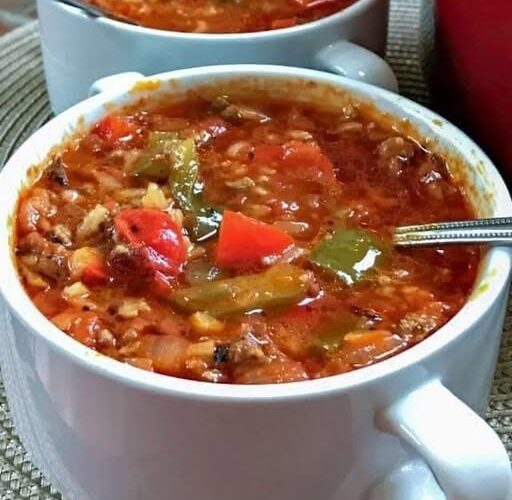 Stuffed Pepper Soup – All the Comfort of Stuffed Peppers, One Cozy Bowl