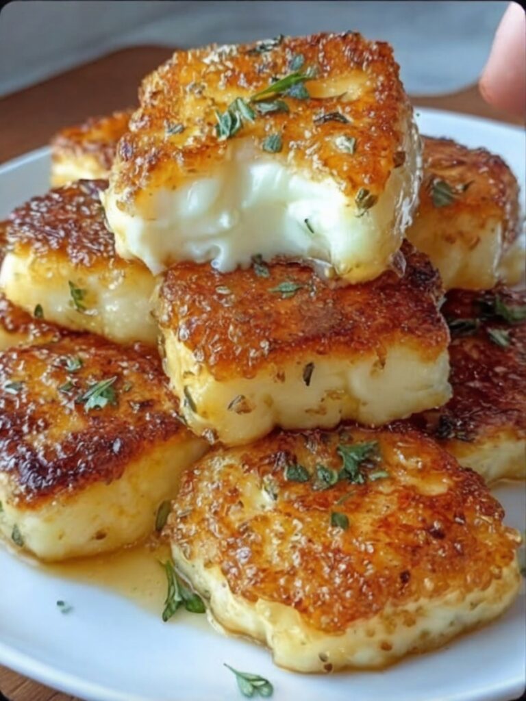 The Golden Crisp Pan-Fried Halloumi