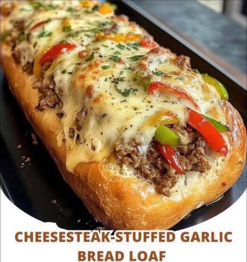 The Ultimate Indulgence: Cheesesteak Stuffed Garlic Bread