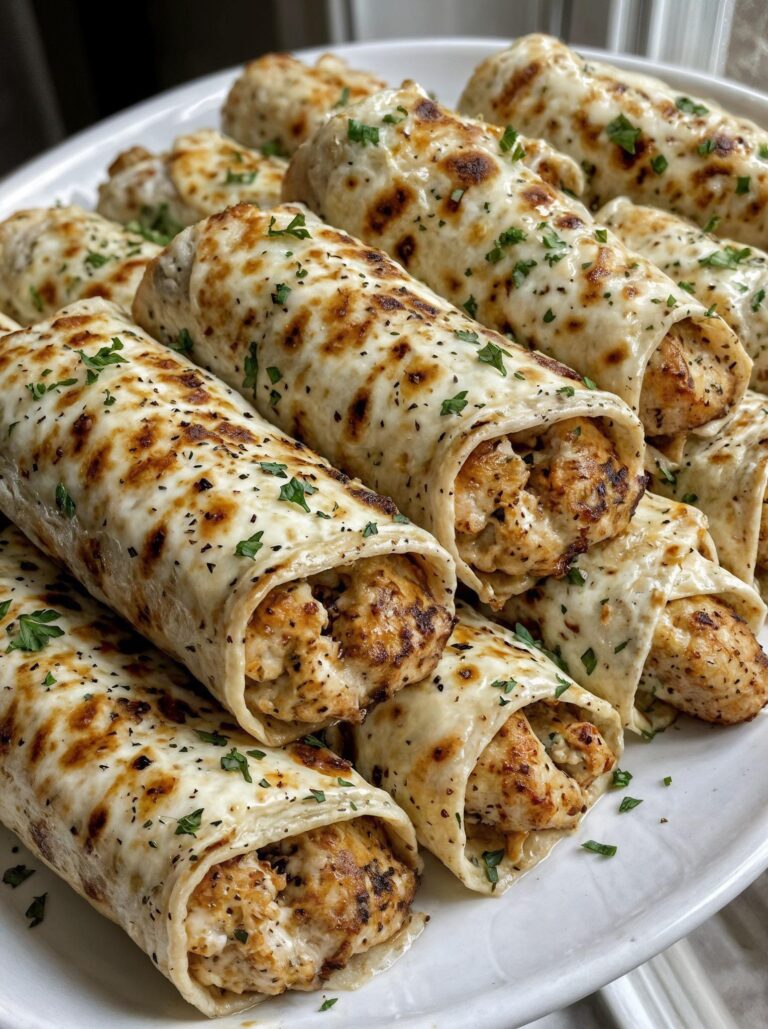 Cheesy Garlic Chicken Wraps: A Simple, Savory Delight