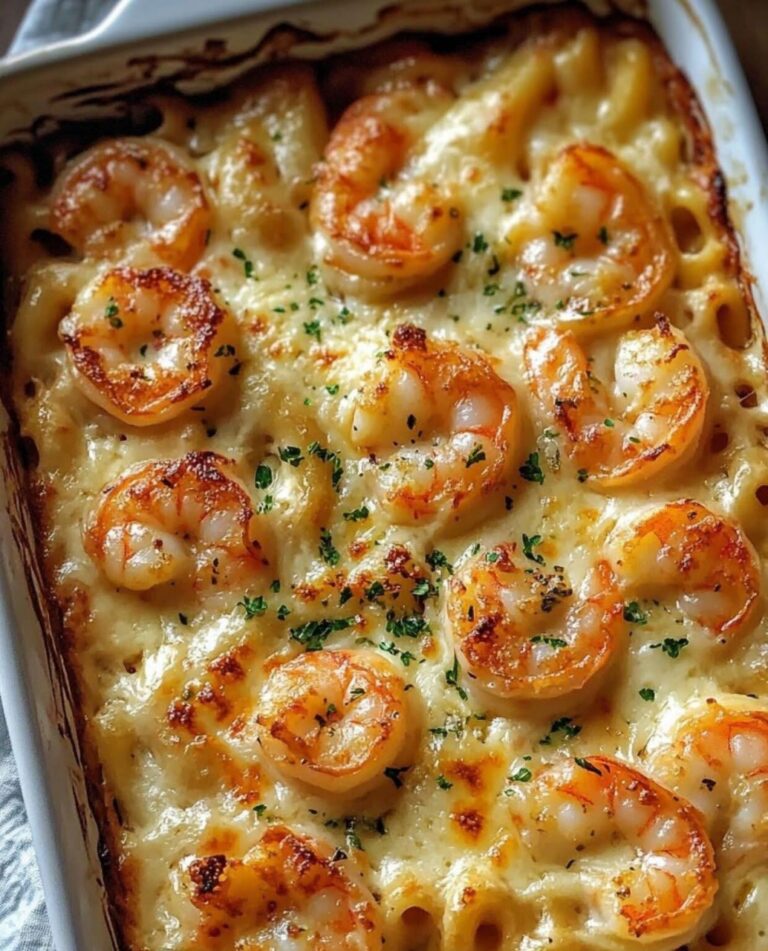 Cheesy Shrimp Scampi Bake: A Crowd-Pleasing Comfort Dish