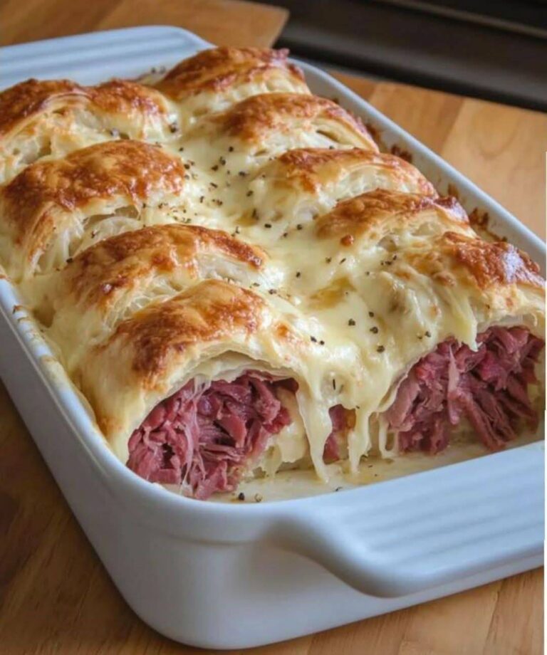 Crescent Reuben Bake: A Simple, Savory Delight