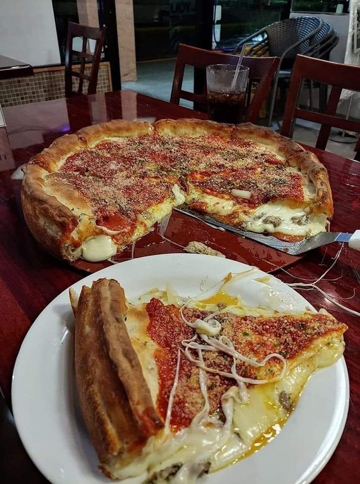 Homemade Chicago-Style Deep Dish Pizza