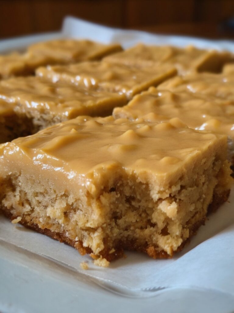 The Nostalgic Peanut Butter Cookie Bars