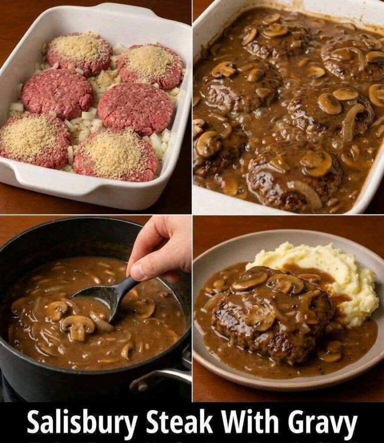 The Nostalgia of Homemade Salisbury Steak with Onion Gravy