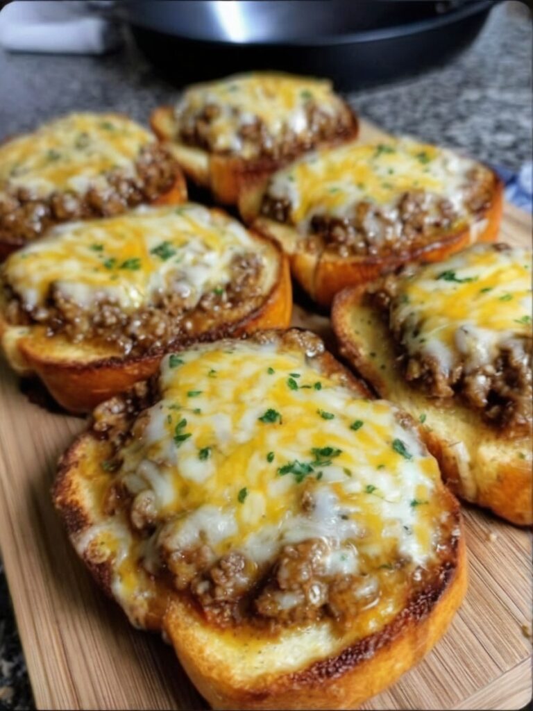 Texas Toast Sloppy Joes (The Ultimate Open-Faced Comfort)