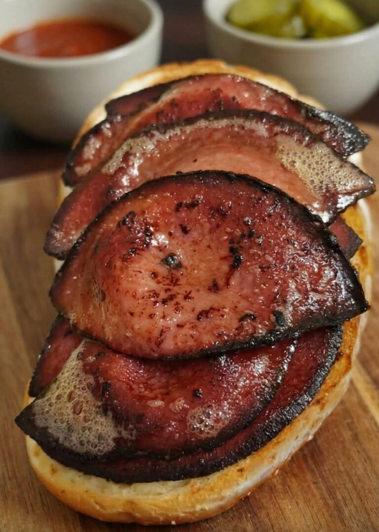 Fried Bologna Sandwiches