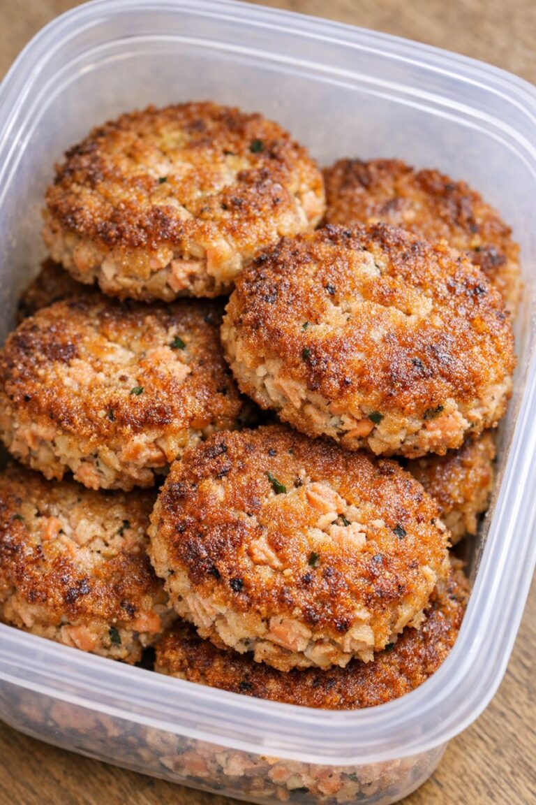 Low Carb 3-Ingredient Salmon Patties: Crispy, Easy & Family Favorite