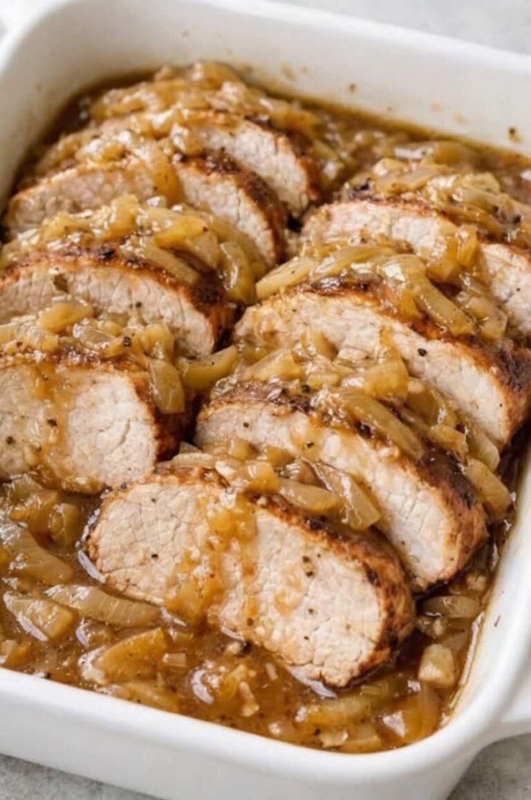 Onion Soup Pork Loin