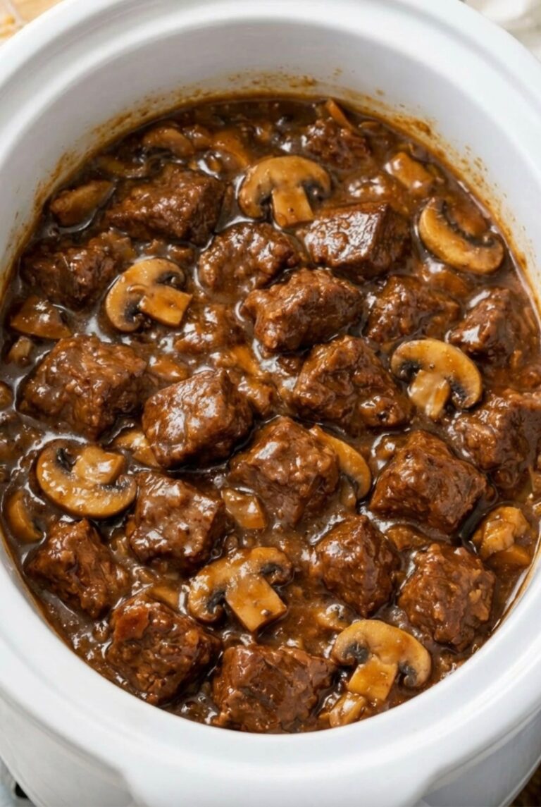 Slow Cooker Mushroom Beef Tips: A Comfort Food Classic Made Effortless