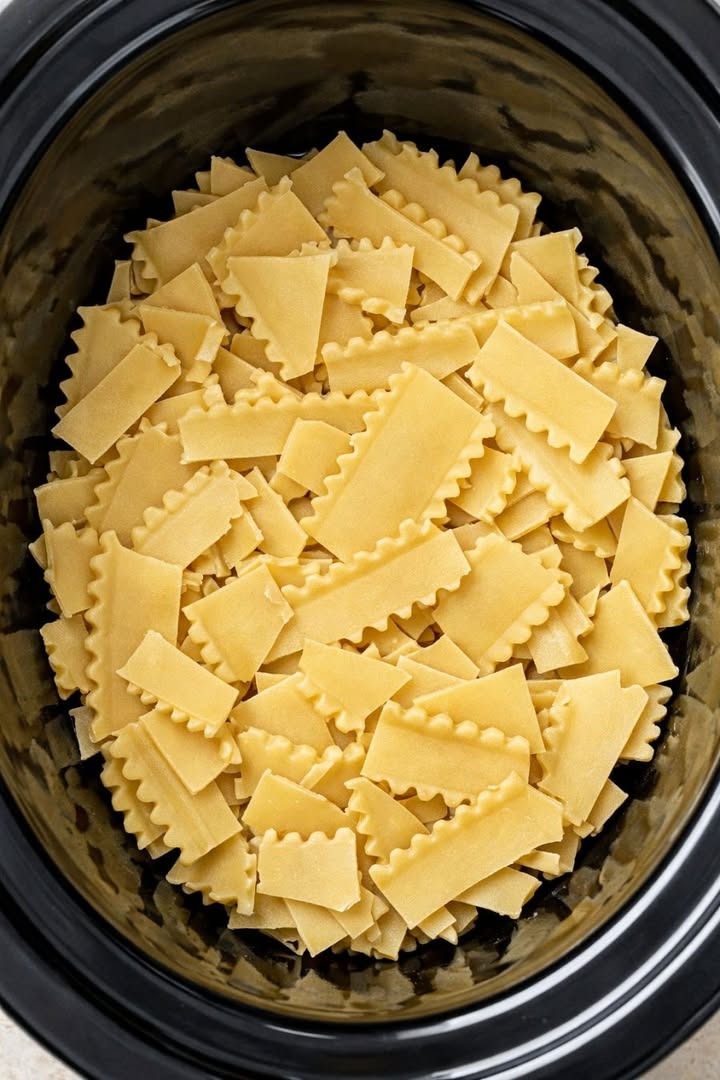 5-Ingredient Slow Cooker Patriots Day Lasagna