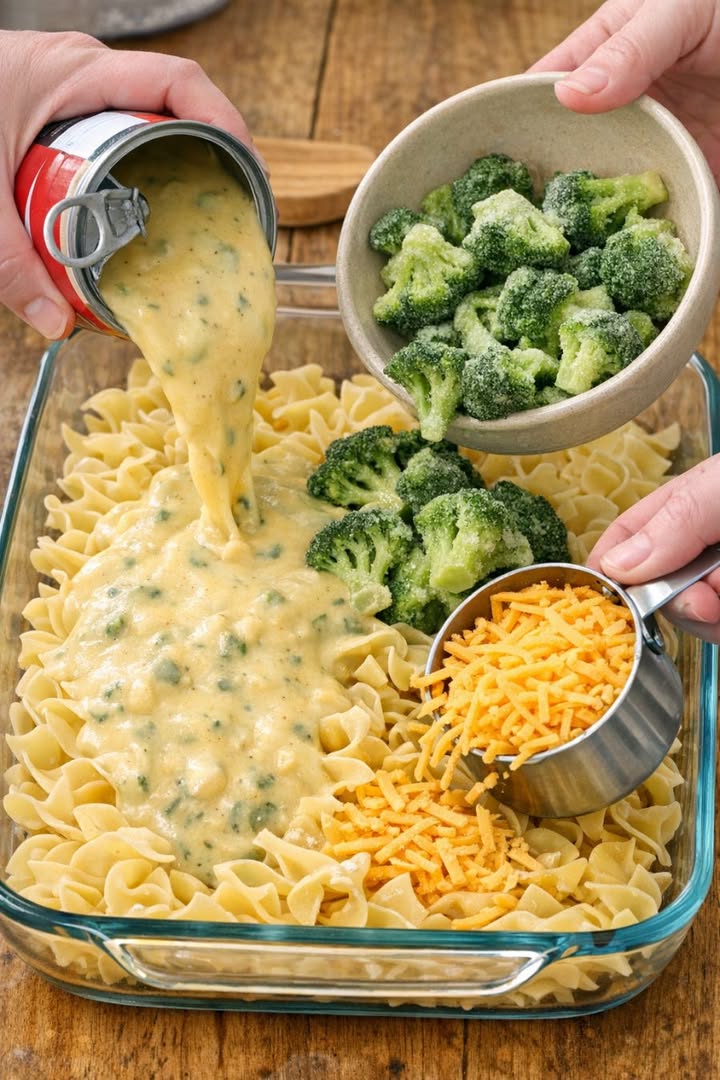 Amish Cheddar Broccoli Noodles: A Creamy, Old-Fashioned Comfort Dish