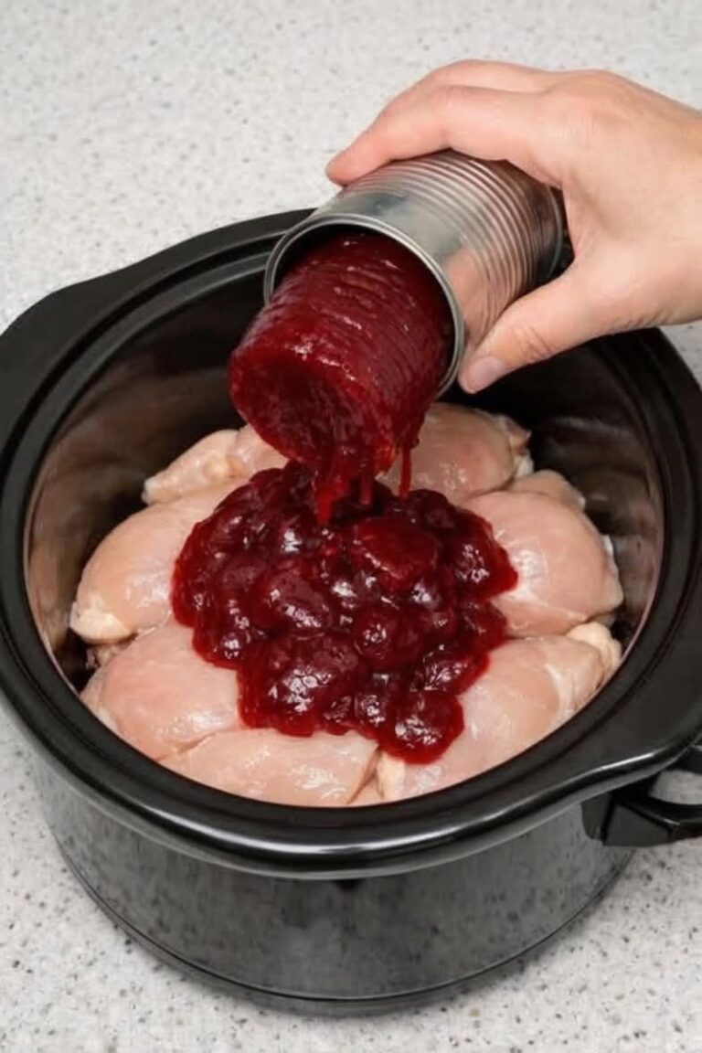 Slow Cooker Cranberry Chicken