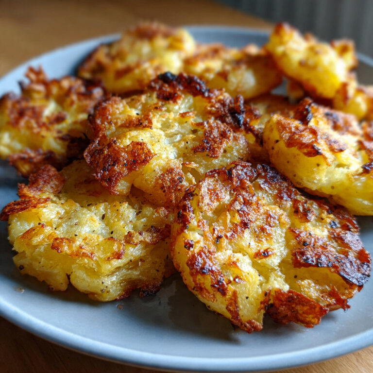 Air Fryer Crispy Smashed Potatoes